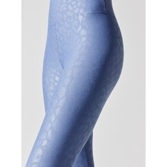 💕CARBON38💕 Leopard Takara Shine Legging ~ Blue - Picture 8 of 14